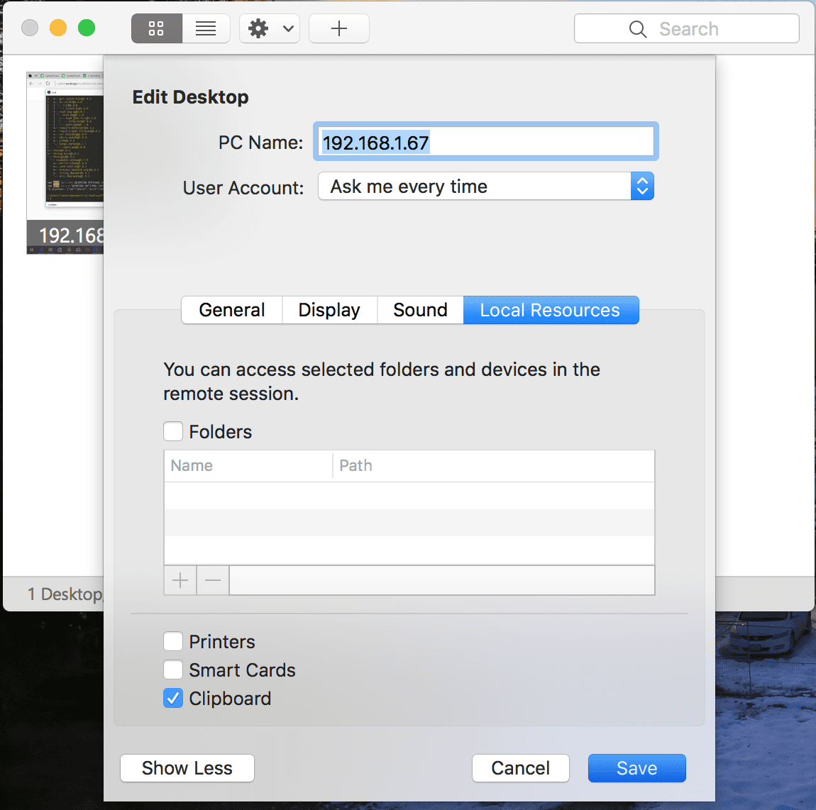Remote desktop client mac os x download windows 7